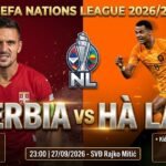 Nhận định bóng đá Serbia vs Hà Lan UEFA Nations League 2026/27 - Hình ảnh Dusan Tadic đối đầu Cody Gakpo trên Gavang TV.
